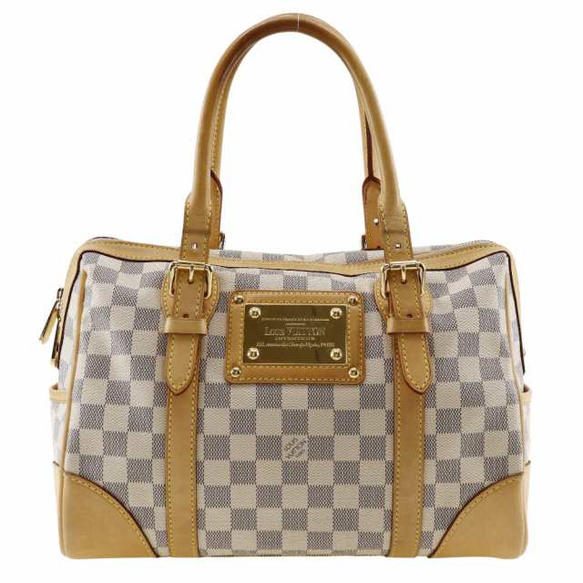 LOUIS VUITTON ルイ・ヴィトン バークレー N52001 ダミエアズールキャンバス 白 ハンドバッグ