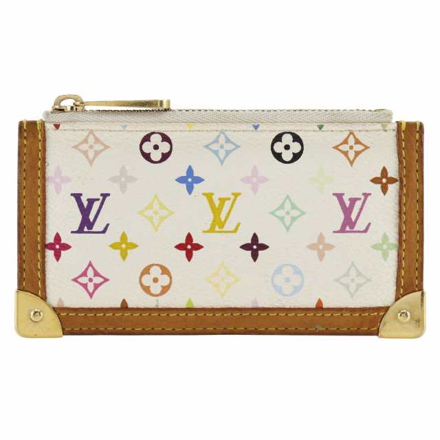 LOUIS VUITTON ルイ・ヴィトン ポシェットクレ M92655 モノグラムマルチカラー ブロン 白