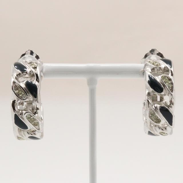 Dior クリスチャンディオール イヤリングセット ヴィンテージ 金属製 シルバー_8