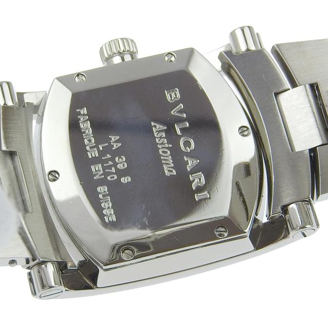 BVLGARI ブルガリ アショーマ AA39S SS クオーツ アナログ表示 青文字 