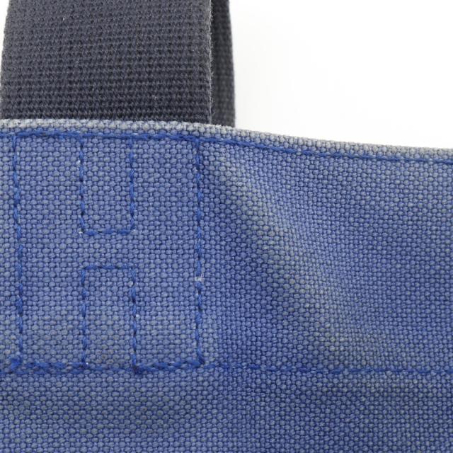 HERMES エルメス シュヴォーアン キャンバス 青/黒 トートバッグ ユニセックス 【中古】