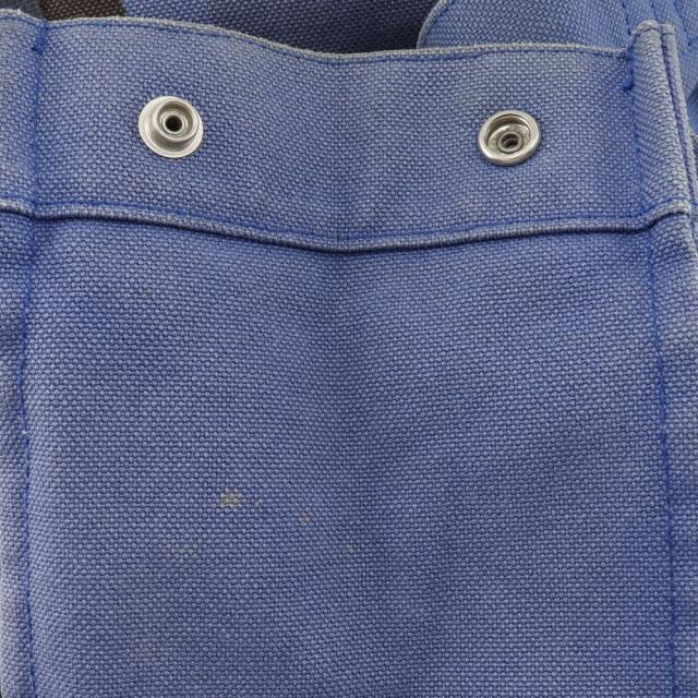 HERMES エルメス シュヴォーアン キャンバス 青/黒 トートバッグ ユニセックス 【中古】