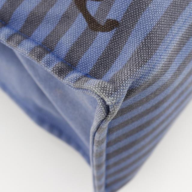 HERMES エルメス シュヴォーアン キャンバス 青/黒 トートバッグ ユニセックス 【中古】