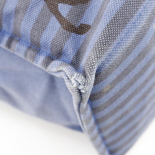 HERMES エルメス シュヴォーアン キャンバス 青/黒 トートバッグ ユニセックス 【中古】