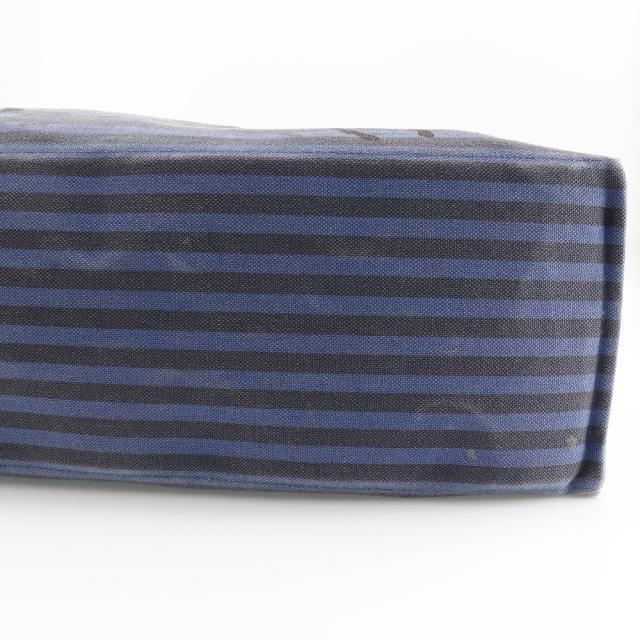 HERMES エルメス シュヴォーアン キャンバス 青/黒 トートバッグ ユニセックス 【中古】