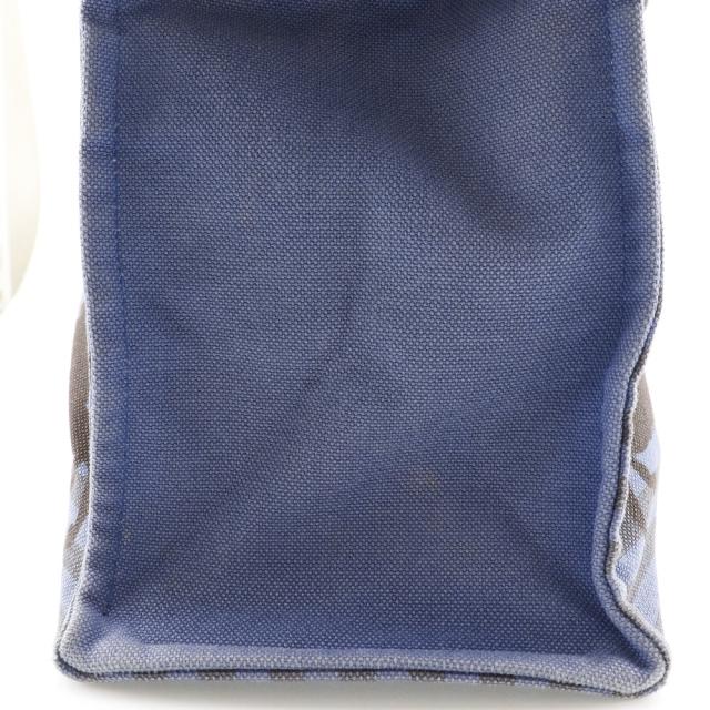 HERMES エルメス シュヴォーアン キャンバス 青/黒 トートバッグ ユニセックス 【中古】