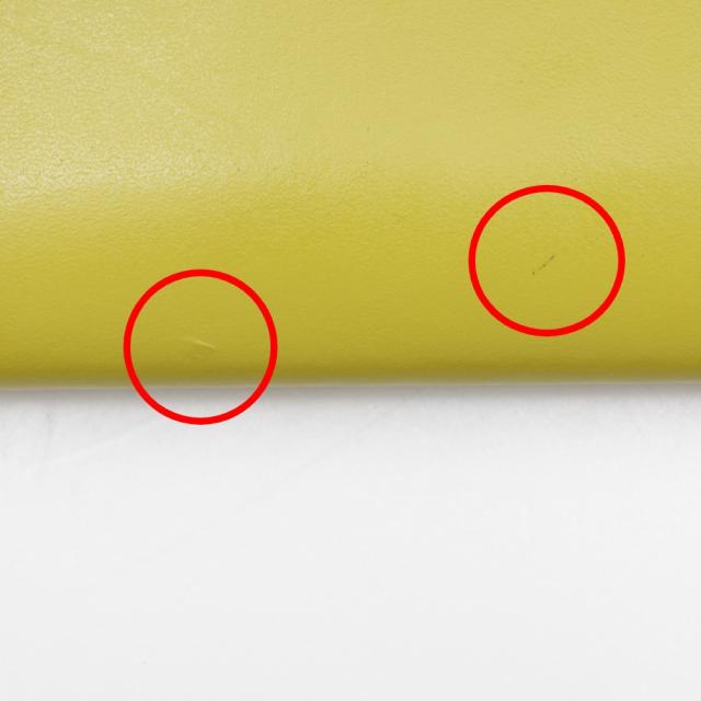 Paul Smith ポール・スミス BPS486 牛革 黒/黄緑 長財布 メンズ 【中古