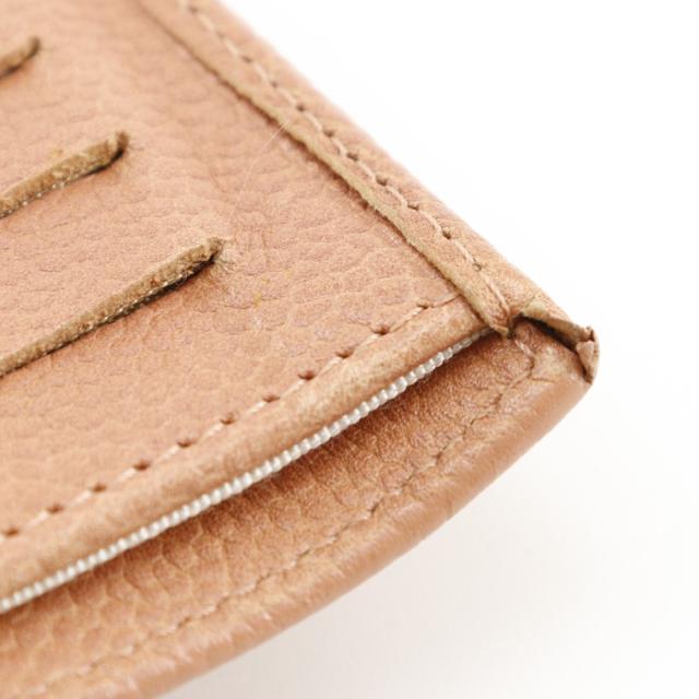 CHANEL シャネル ココマーク キャビアスキン ピンク 三つ折り財布 レディース 【中古】_10