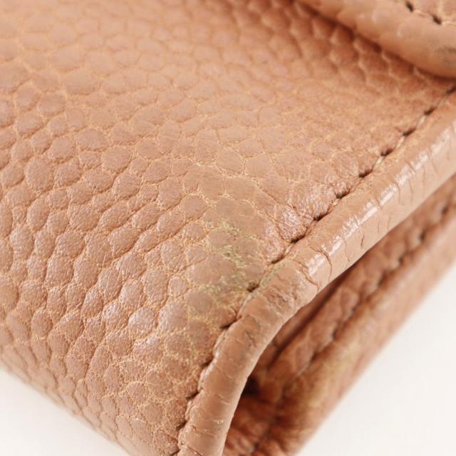 CHANEL シャネル ココマーク キャビアスキン ピンク 三つ折り財布 レディース 【中古】_12