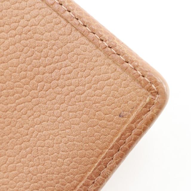 CHANEL シャネル ココマーク キャビアスキン ピンク 三つ折り財布 レディース 【中古】_13