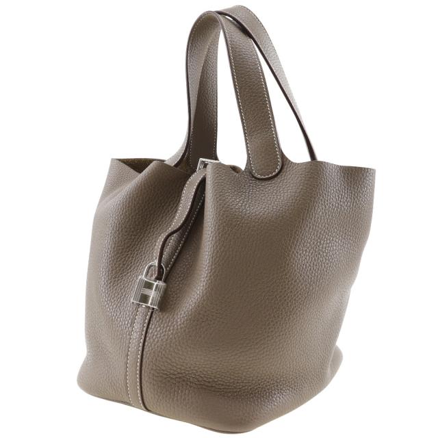 HERMES エルメス ピコタンロックMM トリヨンクレマンス エトゥープ シルバー金具の通販は