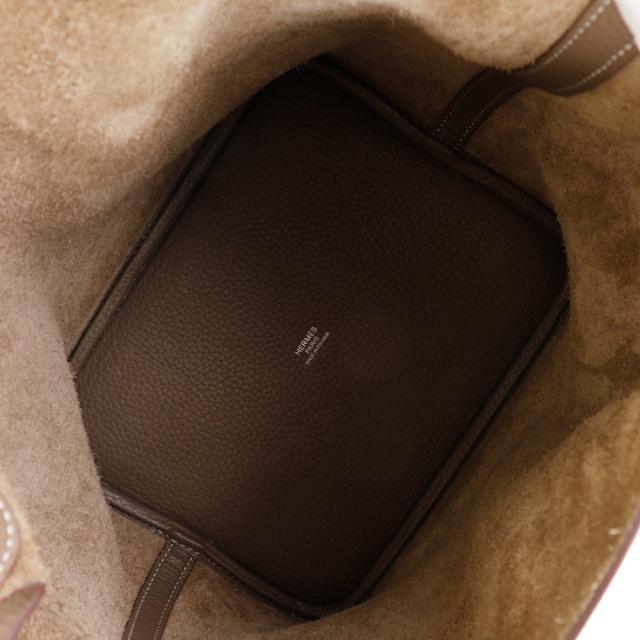 HERMES エルメス ピコタンロックMM トリヨンクレマンス エトゥープ シルバー金具の通販は