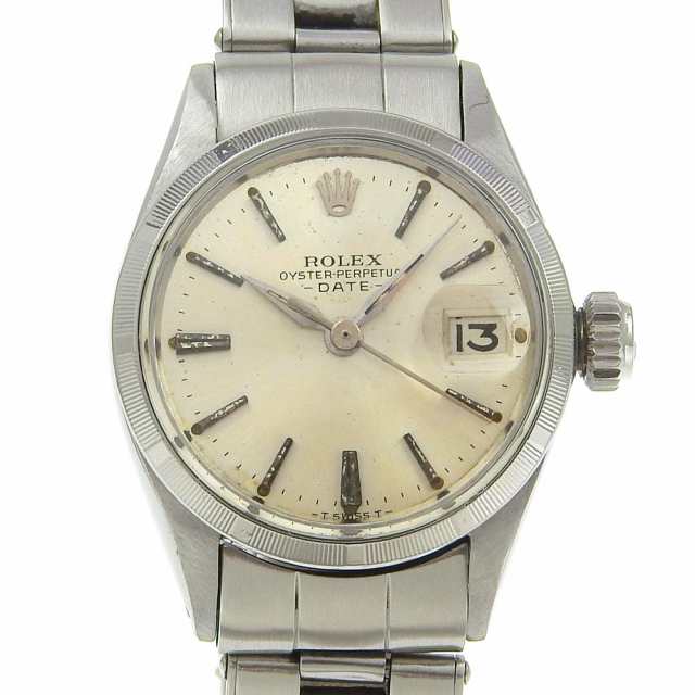 ROLEX ロレックス デイト オイスターパーペチュアル オイスターパーペチュアル SS 自動巻きの通販は腕時計レディース