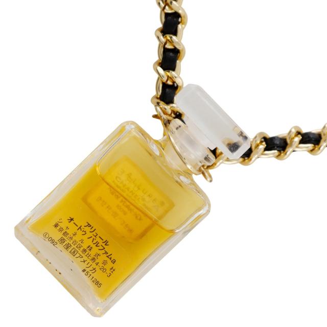 CHANEL シャネル パフュームボトル アリュール 金メッキ ネックレス 32.2g レディース_2