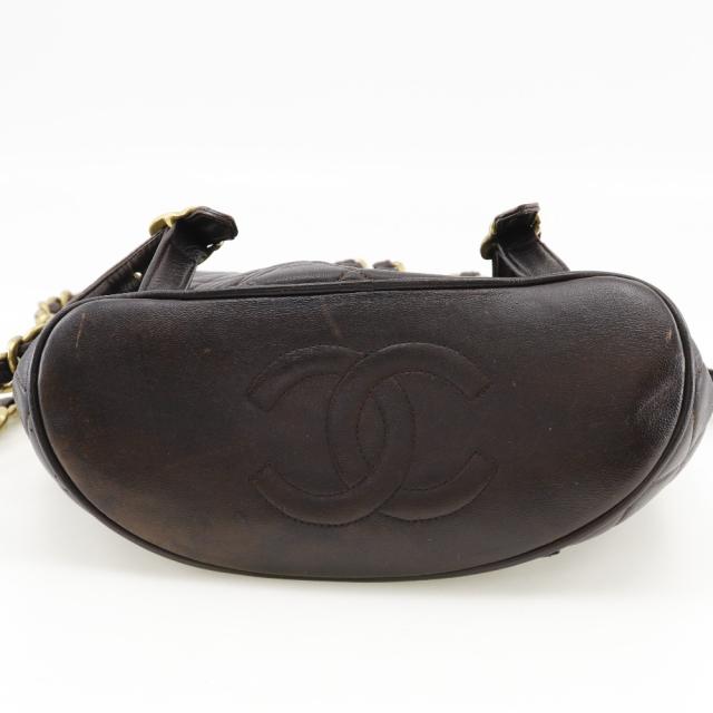 CHANEL シャネル マトラッセ ココマーク ココマーク ラムスキン 茶 リュック・デイパック_7