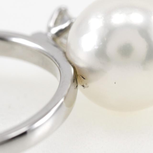 パール Pt900プラチナ 9号 リング・指輪 4.1g レディース 【中古】_5