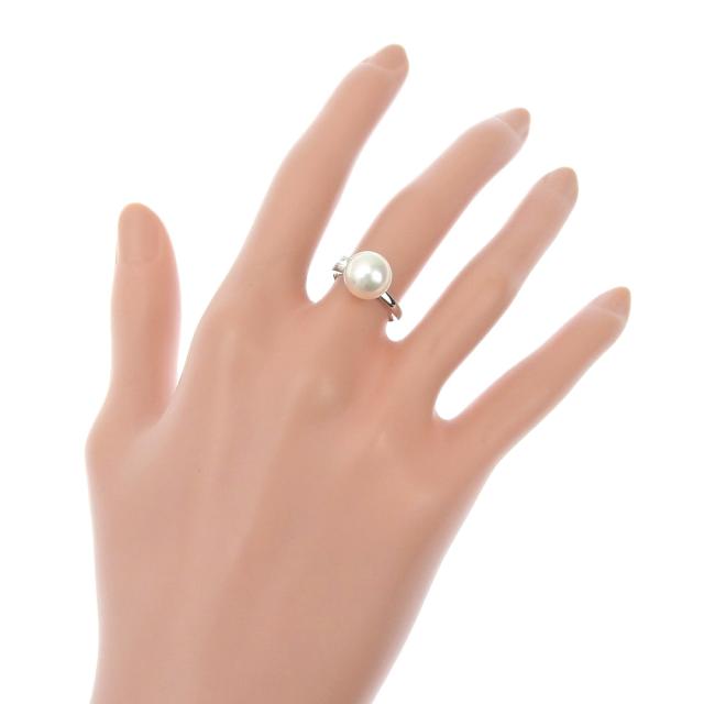パール Pt900プラチナ 9号 リング・指輪 4.1g レディース 【中古】_1