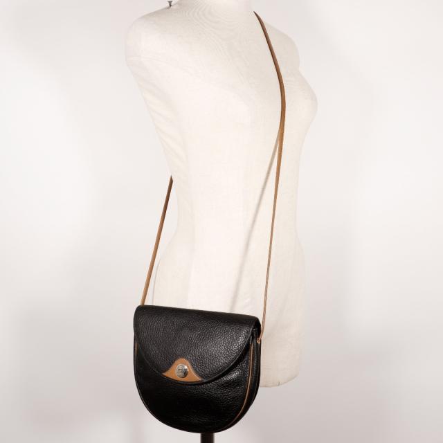 Dior クリスチャンディオール CDロゴ ヴィンテージ ヴィンテージ カーフ 黒