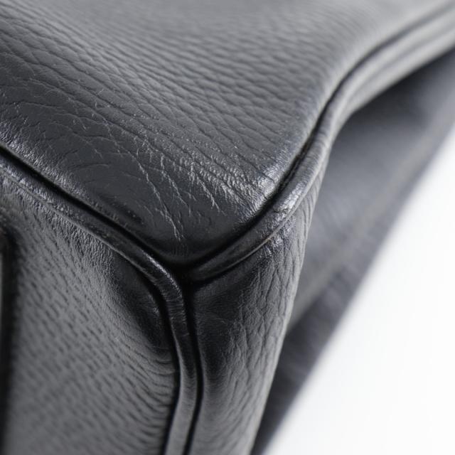 HERMES エルメス バーキン35 アルデンヌ 黒/ゴールド金具 ハンドバッグ レディース_4