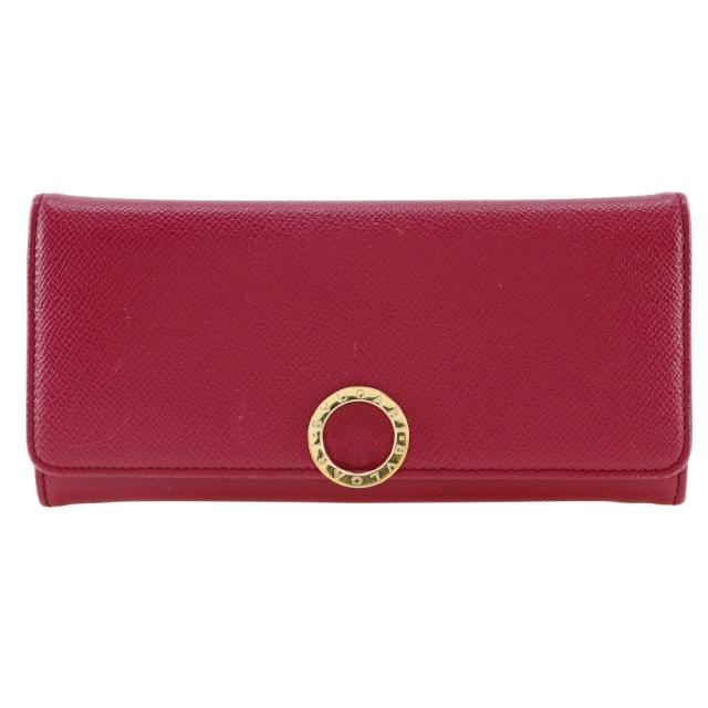 新品同様　箱付き　BVLGARI ブルガリ　長財布　ロゴクリップ　ピンク　希少 BVLGARI ブルガリ 長財布 ピンク ビーゼロワン ロゴクリップ