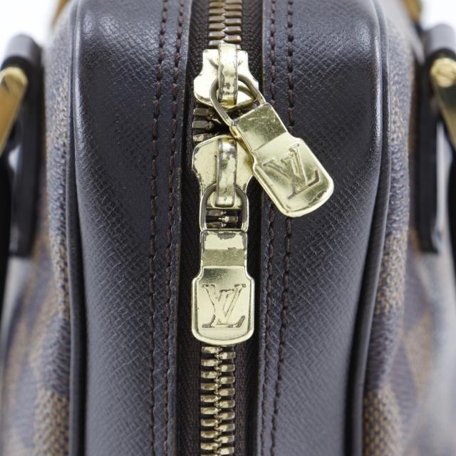 LOUIS VUITTON ルイ・ヴィトン トリアナ N51155 ダミエキャンバス 茶 ハンドバッグ_10