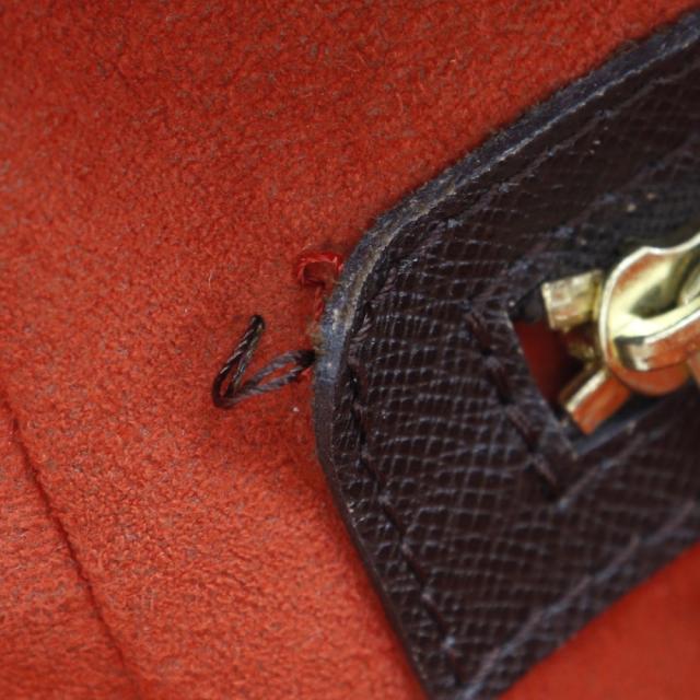 LOUIS VUITTON ルイ・ヴィトン トリアナ N51155 ダミエキャンバス 茶 ハンドバッグ_8