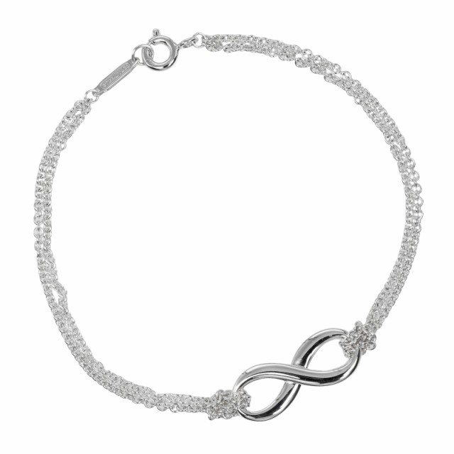 TIFFANY&Co. ティファニー インフィニティ ダブルチェーン シルバー925 ブレスレット 3.4g