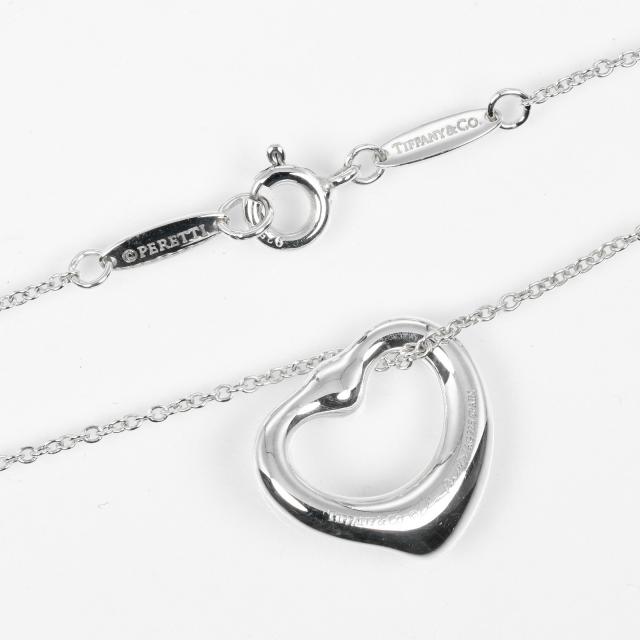 TIFFANY&Co. ティファニー オープンハート シルバー925 ネックレス 3.5g レディース_4