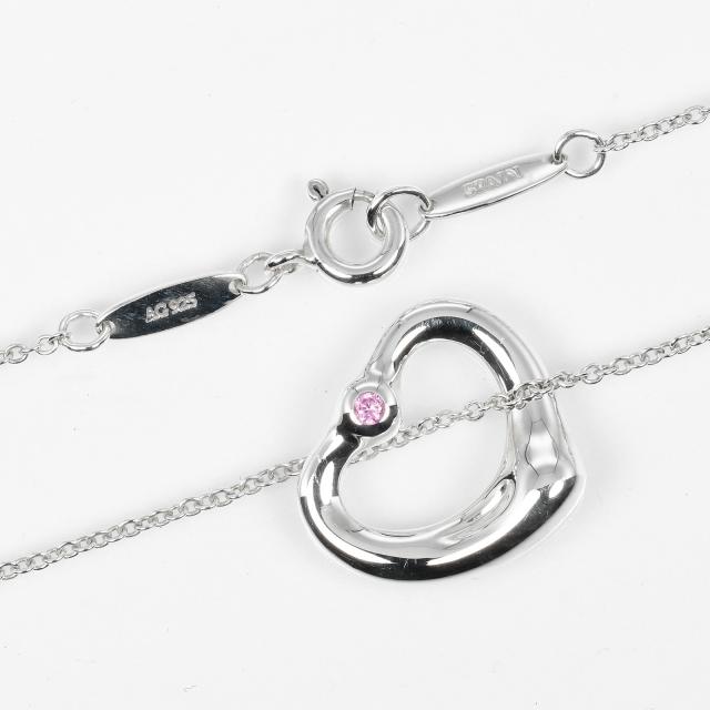 TIFFANY&Co. ティファニー オープンハート シルバー925 ネックレス 3.5g レディース_5