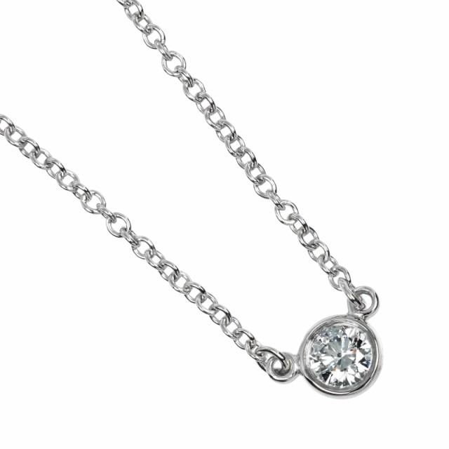 TIFFANY&Co. ティファニー バイザヤード Pt950プラチナ ネックレス 2.4g レディース