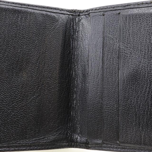 CHANEL シャネル ココマーク Ｗホック A13456 カーフ 黒 二つ折り財布 レディース 【中古】_11