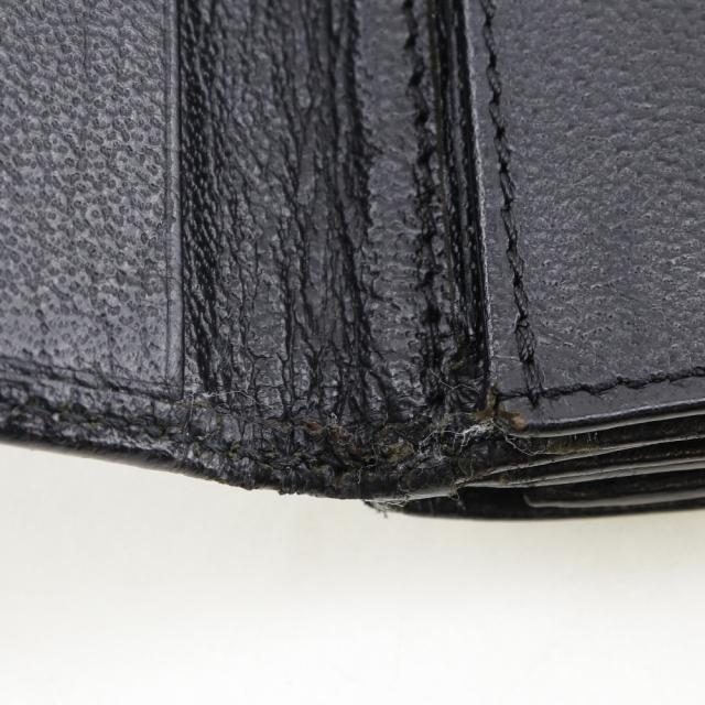 CHANEL シャネル ココマーク Ｗホック A13456 カーフ 黒 二つ折り財布 レディース 【中古】_12