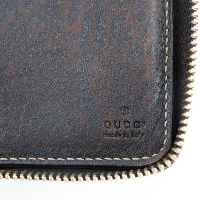 GUCCI グッチ ラウンドファスナー バンブー 224256 GGキャンバス