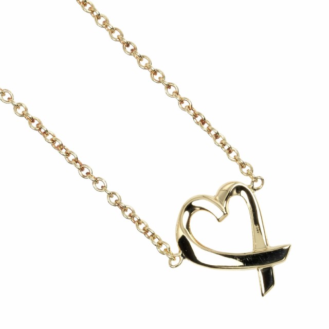 TIFFANY&Co. ティファニー ラビングハート K18イエローゴールド ネックレス 2.4gの通販は