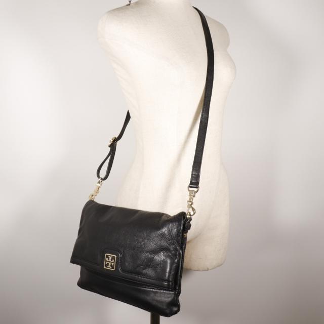 【Tory Burch】トリーバーチ ロゴ 2WAYクラッチ カーフ 黒 レディース ショルダーバッグ Tory Burch トリーバーチ ロゴ 2WAYクラッチ カーフ 黒 ショルダー
