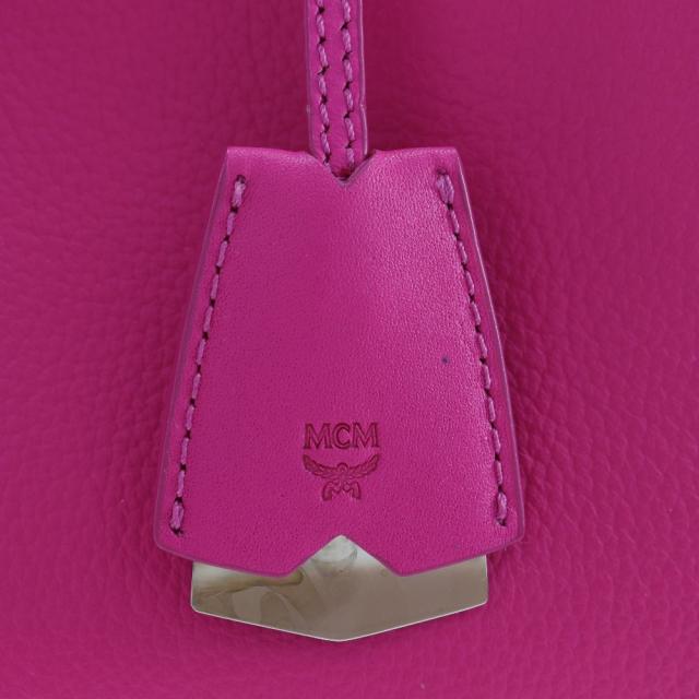 MCM エム・シー・エム ミラ 2WAYショルダー MWT 6SMA04 PU001 レザー ピンク ハンドバッグ MCM エム・シー・エム ミラ 2WAYショルダー MWT 6SMA04 PU001 レザー