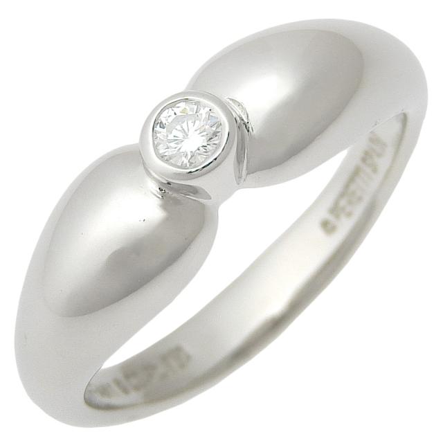 TIFFANY&Co. ティファニー ダブルティアドロップ エルサ・ペレッティ Pt950プラチナ 8号の通販は