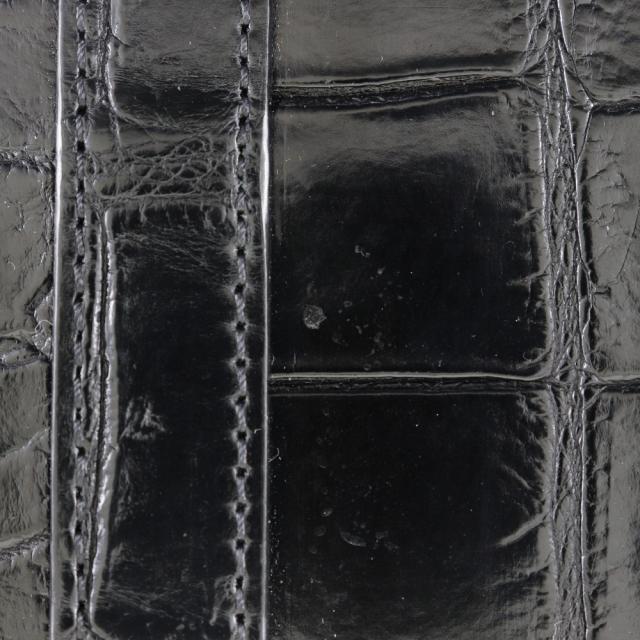 BEAUGRAND ボーグラン JRA 376 クロコダイル 黒 トートバッグ