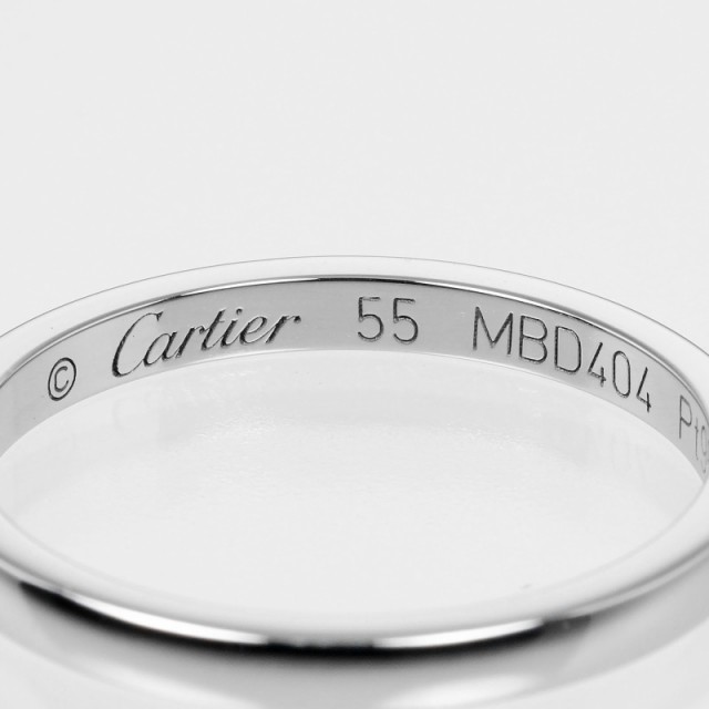 CARTIER カルティエ バレリーナ フラット Pt950プラチナ 14号 リング・指輪 3.32g レディースの通販は