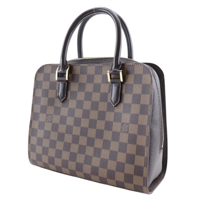 LOUIS VUITTON ルイ・ヴィトン トリアナ N51155 ダミエキャンバス 茶 ハンドバッグ_1
