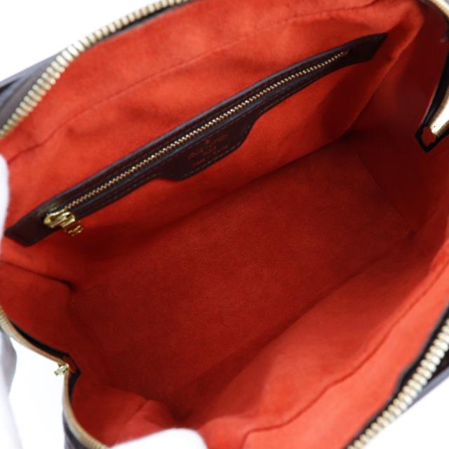 LOUIS VUITTON ルイ・ヴィトン トリアナ N51155 ダミエキャンバス 茶 ハンドバッグ_6