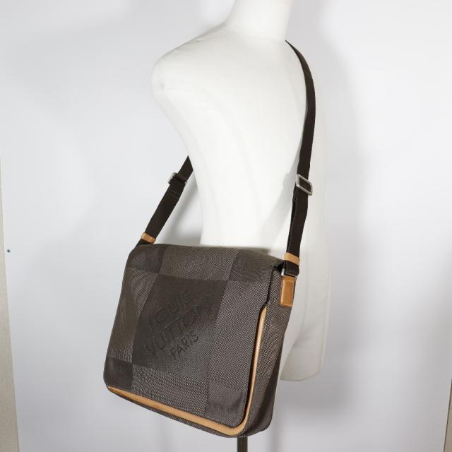 LOUIS VUITTON ルイ・ヴィトン メサジェ M93030 ダミエジェアンキャンバス テール 茶_18