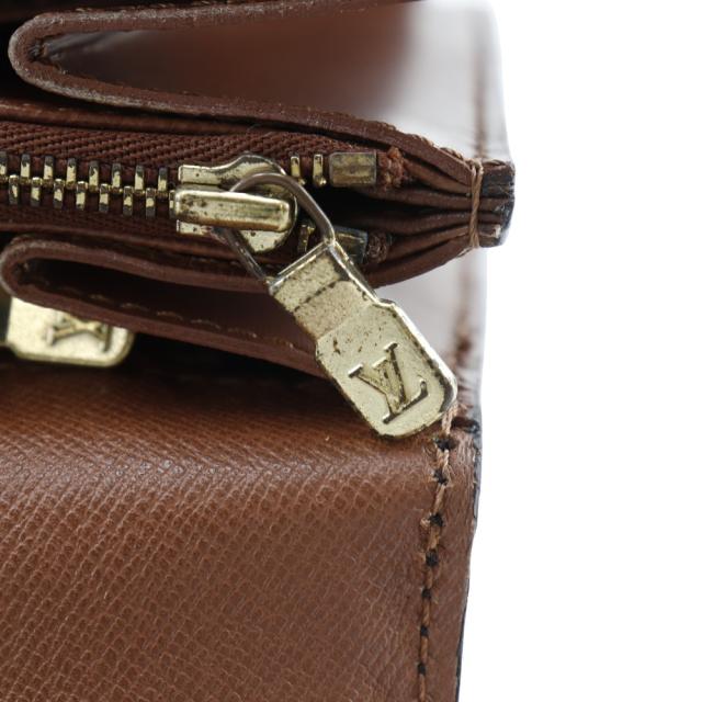 LOUIS VUITTON ルイ・ヴィトン コンコルド M51190 モノグラムキャンバス 茶 ハンドバッグ_9