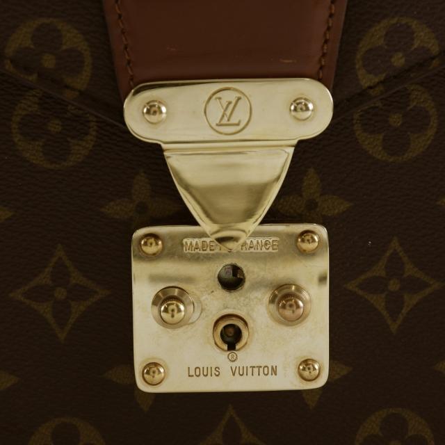 LOUIS VUITTON ルイ・ヴィトン コンコルド M51190 モノグラムキャンバス 茶 ハンドバッグ_11