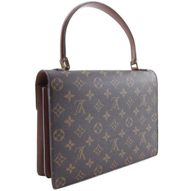 LOUIS VUITTON ルイ・ヴィトン コンコルド M51190 モノグラムキャンバス 茶 ハンドバッグ_2