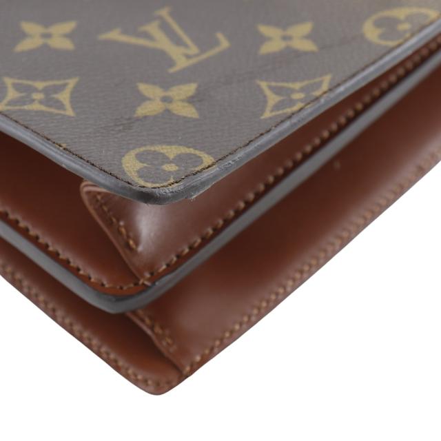 LOUIS VUITTON ルイ・ヴィトン コンコルド M51190 モノグラムキャンバス 茶 ハンドバッグ_5