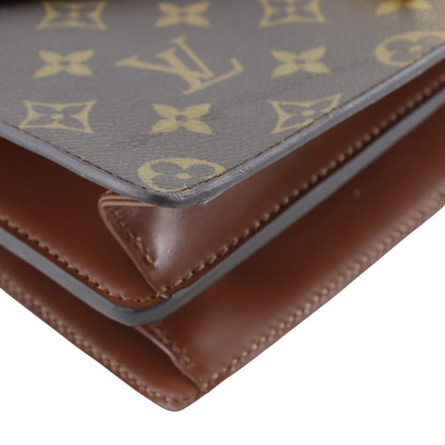 LOUIS VUITTON ルイ・ヴィトン コンコルド M51190 モノグラムキャンバス 茶 ハンドバッグ_6