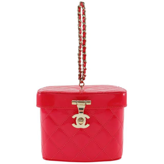 CHANEL シャネル バニティ マトラッセ マトラッセ ピンク ハンドバッグ レディース