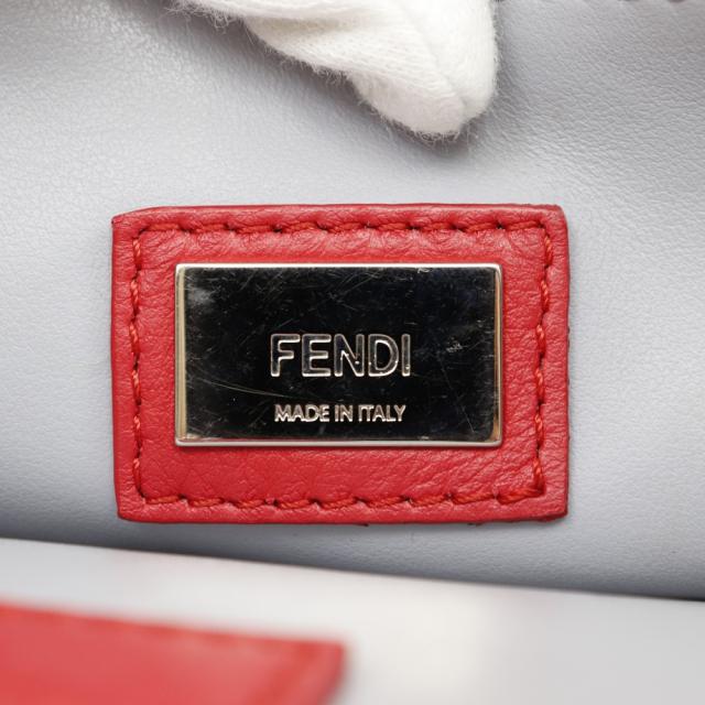 FENDI プチトゥージュール レザー レッド 8BH253 ショルダー FENDI 【中古】フェンディ プチトゥージュール 2WAY ショルダー