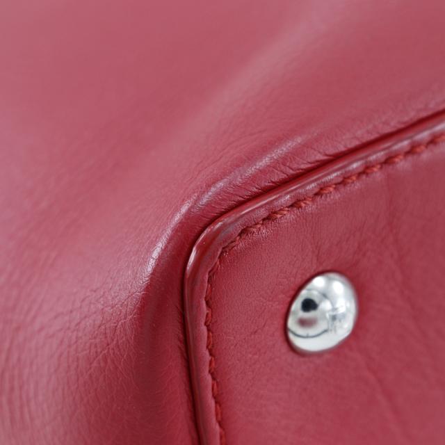 FENDI フェンディ プチトゥージュール 2WAYショルダー 8BH253 カーフ 赤 ハンドバッグ_3